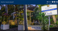 Desktop Screenshot of pacificpalmsresort.com.au